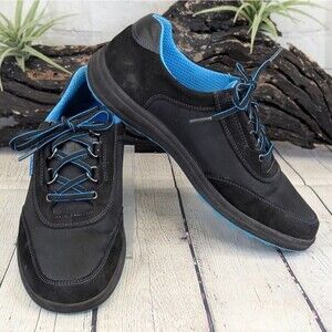 SAS Sporty Black Lace Up Sneaker
